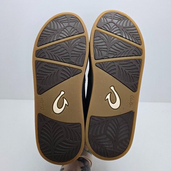 OluKai | Ki'Ihele grey monochrome low-top slip-on sneakers | WMS 8 - Picture 9 of 9